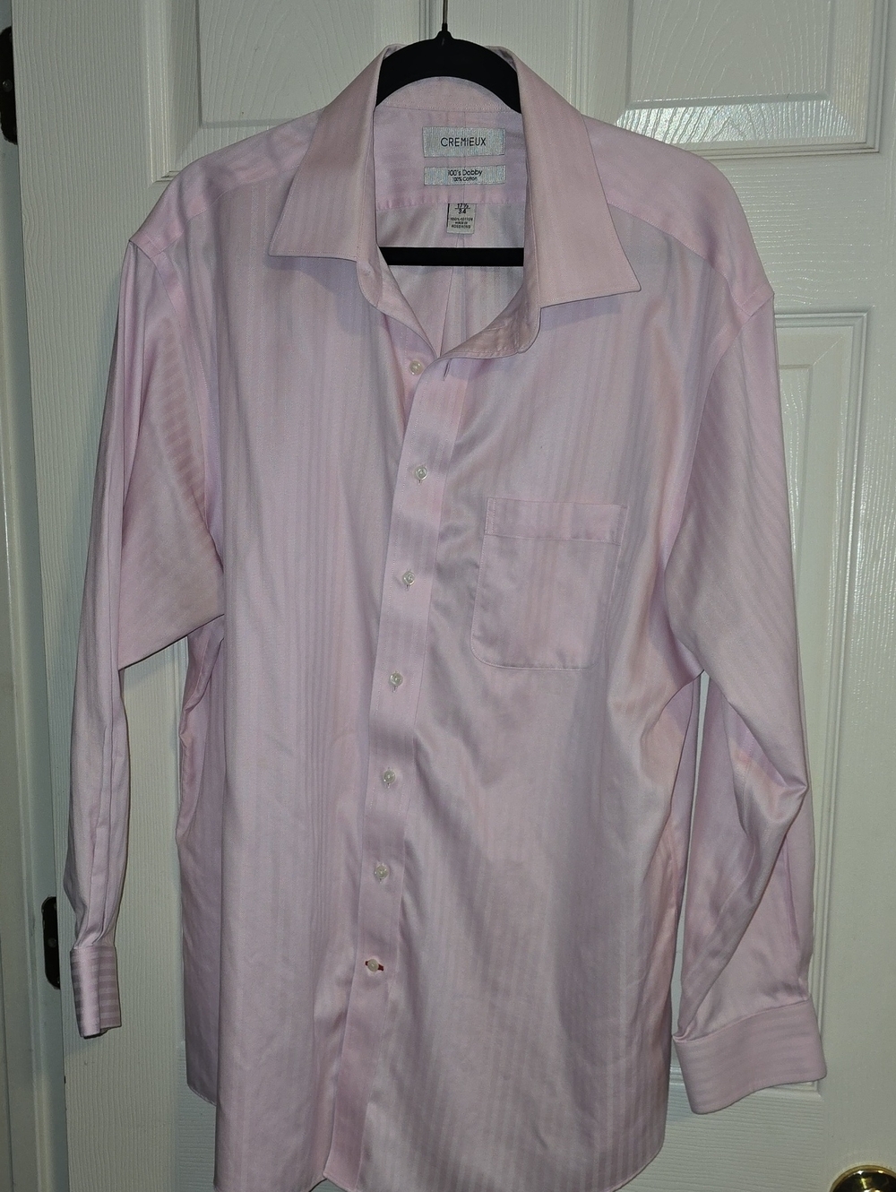 Daniel Cremieux Light Pink Men's Dress Shirt - Spread Collar